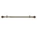 Park Avenue Collection Camino Decorative Rod & Finial Ava 28-48