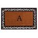 Calloway Mills Rembrandt Monogram Outdoor Doormat 22 x 36 (Letter J)