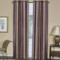 Woven Trends Ombre Window Curtains Modern Semi-Sheer Window Curtain Drape Single Panel Living Room Bedroom Curtains and Backdrop Curtain 50 x 63 Single Panel Purple