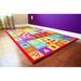 Kids Abc Educational Alphabet Letter Numbers Anti Skid Area Rug 4 5 x6 9