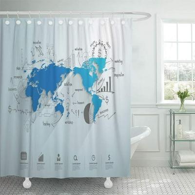 Details about   Earth Circus Shower Curtain 