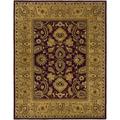 SAFAVIEH Classic Karolina Floral Bordered Wool Area Rug Burgundy/Gold 9 6 x 13 6