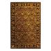 SAFAVIEH Antiquity Francine Floral Bordered Wool Area Rug Dark Plum/Gold 6 x 9