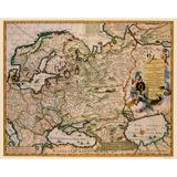 Russia In Europe - Visscher 1681 - 23 x 28.88