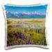 3dRose Grand Tetons mountain range Jackson Hole Wyoming - US51 BBA0022 - Bill Bachmann Pillow Case 16 by 16-inch