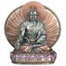 Sitting Medicine Buddha of Healing with Herbs Buddhism Figurine