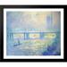 Charing Cross Bridge 03 34x28 Large Black Wood Framed Print Art by Claude Monet