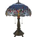 Meyda Tiffany 22 H Tiffany Hanginghead Dragonfly Table Lamp