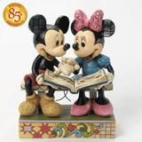 Disney Traditions by Jim Shore 85th Anniversary Mickey and Minnie Mouse Stone Resin Figurine 6.5?