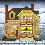 Christmas Village - The Bread Basket Poster Print by Art Poulin