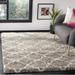 SAFAVIEH Hudson Jaye Geometric Shag Area Rug Grey/Ivory 5 3 x 5 3 Square