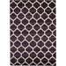 Unique Loom Philadelphia Trellis Rug Purple/Ivory 7 1 x 10 Rectangle Geometric Contemporary Perfect For Living Room Bed Room Dining Room Office