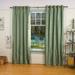 Olive Green Ring / Grommet Top Velvet Curtain / Drape / Panel -43W x 84L-Piece