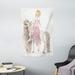 A Little Princess on White Horse with Long Mane Girl Decor Wall Hanging Tapestry