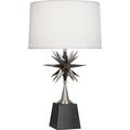 Robert Abbey - S1015 - One Light Table Lamp - Cosmos - Deep Patina Bronze w/ Antique Silver