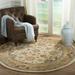 SAFAVIEH Anatolia Stella Traditional Wool Area Rug Ivory/Gold 8 x 8 Round