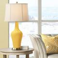 Color + Plus Color Plus Anya 32 1/4 High Goldenrod Yellow Glass Table Lamp