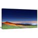 DESIGN ART Majestic and Colorful Sunrise - Landscape Photo Canvas Art Print - Blue 20 in. wide x 12 in. high