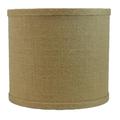 Classic Burlap Drum Lampshade 8-inch to 16-inch Bottom Size Available Natural Burlap 8