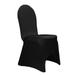 Spandex Banquet Chair Cover Fits: Round banquet or crown top banquet - Black