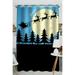 ZKGK Merry Christmas Window Curtain Drapery/Panels/Treatment For Living Room Bedroom Kids Rooms 52x84 inches One Panel