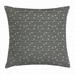 Geometric Throw Pillow Cushion Cover Simplistic Rhombus Background with Diamond and Triangular Shapes Decorative Square Accent Pillow Case 20 X 20 Inches Black White and Yellow by Ambesonne