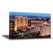 Awkward Styles American Trip Printed Souvenirs for Art Lovers American Night View Framed Canvas Artwork Las Vegas City Light Vintage Poster For Home Urban Canvas Collection Ready to Hang Artwork