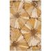 SAFAVIEH Soho Serenity Floral Wool Area Rug Gold/Ivory 7 6 x 9 6