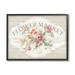 Stupell Industries Vintage Flower Market Sign Framed Giclee Texturized Art by Danhui Nai