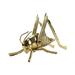 New Brass Lucky Cricket Rustic Fireplace Hearth/Mantle House&Home Crickets Decor