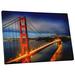 San Francisco Golden Gate Bridge Gallery Wrapped Canvas Wall Art 30 x 20