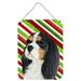 Carolines Treasures LH9234DS1216 Cavalier Spaniel Candy Cane Holiday Christmas Wall or Door Hanging Prints 12x16