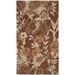Safavieh Tibetan Collection TB303B Hand-Knotted Brown Wool Area Rug 4 feet by 6 feet (4 x 6 )