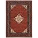 Sphinx Lilihan Area Rug 001C6 Traditional Red Diagonals Medallion 6 7 x 9 6 Rectangle