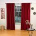 Burgundy Rod Pocket Velvet Curtain / Drape / Panel - 60W x 108L - Piece