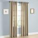 2 PANEL MIRA SOLID TAUPE TAN SEMI SHEER WINDOW FAUX SILK GROMMETS CURTAIN DRAPES 55 WIDE X 63 LENGTH EACH PC