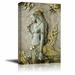 Canvas Prints Wall Art - Beautiful Statue of Half-Bird Half-Woman | Modern Wall Decor/Home Art Stretched Gallery Wraps Giclee Print & Wood Framed. Ready to Hang - 36 x 24