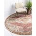 Unique Loom Tanglewood Asheville Rug Multi/Beige 8 Round Medallion Bohemian Perfect For Dining Room Entryway Bed Room Kids Room