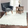 Walk on Me Rugs Polar Bear White Rectangle Area Rug White 2 3 x 3 7 Antimicrobial 2 x 3 Accent Indoor White Cabin & Lodge Shag Machine-Made