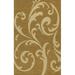 Dalyn Transitions Area Rug TR24 Tr24 Brown Scrolls Swirls 9 x 12 Rectangle