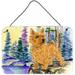 Carolines Treasures SS8011DS812 Norwich Terrier Indoor Aluminium Metal Wall or Door Hanging Prints 8x12 multicolor