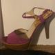 Michael Kors Shoes | Fuschia Michael Kors Peep Toe Heels | Color: Purple | Size: 9m