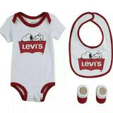 Levi's Matching Sets | 3 Piece Levi's Snoopy Baby Outfit | Color: Red/White | Size: Various