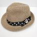 Disney Accessories | Disneyparks Jack Skellington Straw Fedora Hat New | Color: Black/Cream | Size: Os