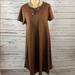 Lularoe Dresses | Classic Lularoe Carly Dress | Color: Brown | Size: M