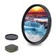 JJC 82mm Variable ND Filter ND2-ND2000 Neutral Density Fader for Canon EF 24-70mm f/2.8L II EF 16-35mm f/2.8L III RF 15-35mm F2.8L Lens and Other Nikon Sony FUJIFILM Lenses with 82mm Filter Thread