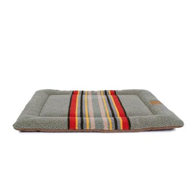 Pendleton Vintage Camp Comfort Cushion for Dogs, 23" L X 30" W X 2" H, Heather Green