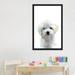 East Urban Home Maltese Puppy by Watercolor Luv - Painting Print Canvas/Metal in White | 40 H x 26 W x 1.5 D in | Wayfair