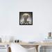 East Urban Home Elephant - on Rocks Stay Gold by Soaring Anchor Designs - Graphic Art Print Canvas in Gray/Yellow | 18 H x 18 W x 1.5 D in | Wayfair