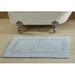 Highland Dunes Rozanne 100% Cotton Tufted Reversible Machine Washable Bathroom Rug 100% Cotton in Blue | 24 W in | Wayfair